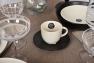 Набір чайних чашок із блюдцями Vesuvio білого кольору, 6 шт. Bastide  - фото
