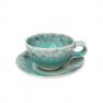 Чайна чашка з блюдцем із колекції блакитної кераміки Madeira Costa Nova  - фото
