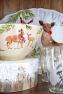 Великий високий салатник із міцної кераміки Deer Friends Casafina  - фото