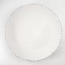 Тарілка обідня біла у стилі прованс Pearl Costa Nova  - фото