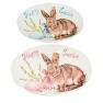 Овальна святкове таріль для сервування «Великодній кролик» Ceramica Cuore  - фото