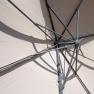 Вулична парасоля велика кольору тауп Voyager T1 Platinum  - фото