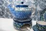Пальник для чайника з орнаментом "Ягідна галявина" Кераміка Артистична  - фото
