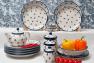 "Лохина" - колекція тарілок та піал, прикрашених ягідою голубиною   - фото