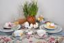 Сервіз з порцеляни з гортензією, півонією, маками, календулою та ліліями Ikebana Maison  - фото