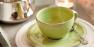 Чашка зелена з блюдцем Friso Costa Nova  - фото