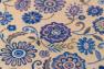 Ранер зі світлого гобелену з тефлоновим просоченням з квітковим малюнком "Блакитні візерунки" Villa Grazia  - фото