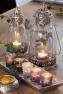 Набір із 5 скляних свічників з патиною Light and Living  - фото