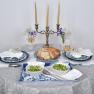 Блюдо порцелянове з візерунком у середземноморському стилі Maiorca Maison  - фото