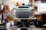 Великий керамічний чайник із орнаментом "Вербена" Кераміка Артистична  - фото