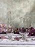 Витончений скляний глечик з ручкою на ніжці Villa Grazia  - фото