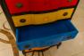 Оригінальний високий комод із різнокольоровими ящиками Rafael   - фото
