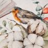 Набір з 2-х кухонних бавовняних рушників з гарбузами та пташкою "Гарбузи" Centrotex  - фото