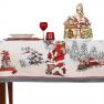 Святкова скатертина з гобелену з тефлоновим покриттям "Різдвяний сюрприз" Villa Grazia  - фото