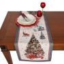 Ранер гобеленовий з люрексом та тефлоновим покриттям «Різдвяний сюрприз» Villa Grazia Premium  - фото