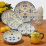 Столовий сервіз керамічний з суповими тарілками з лимонами "Лимонад" Certified International  - фото