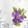 Серветка тканинна "Лілові польові квіти" Emilia Arredamento  - фото