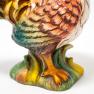 Статуетка у вигляді різнокольорового півня "Пташиний двір" Ceramiche Bravo  - фото