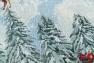 Гобеленова скатертина з люрексовою ниткою "Різдвяний сюрприз" Villa Grazia  - фото