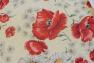 Кругла гобеленова скатертина з візерунком з маків та ромашок "Маковий цвіт" Villa Grazia  - фото