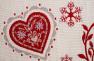 Гобеленова новорічна скатертина "Сердечні привітання" Emilia Arredamento  - фото