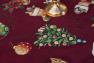 Кругла святкова скатертина з люрексом "Атрибути Різдва" Villa Grazia  - фото