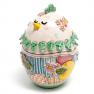 Яйце керамічне Великдень, декор Печворк  - фото