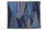 Плед синій з геометричним візерунком Midnight Tri Shingora  - фото
