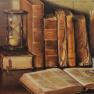Комплект інтер'єрних дерев'яних картин "Книги", 2 шт. Decor Toscana  - фото
