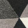 Килим із трикутним малюнком сіро-білого кольору New SL Carpet  - фото
