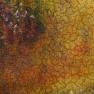 Пейзажна картина в коричневій рамі Лавандове поле. Decor Toscana  - фото
