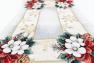 Гобеленова водовідштовхувальна серветка із новорічної колекції текстилю "Снігові забави" Villa Grazia Premium  - фото