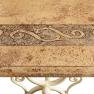 Прямокутний стіл із травертину в античному стилі Perseo Talenti  - фото