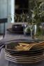 Тарілка для салату Costa Nova Luzia темно-сіра 21 см  - фото