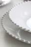 Тарілка для супу біла із міцної кераміки Pearl Costa Nova  - фото