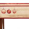 Яскрава водовідштовхувальна гобеленова скатертина з люрексом "Різдвяні зірки" Villa Grazia Premium  - фото