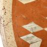 Кам'яний стіл із травертину з інкрустованим декором Alfedena Talenti  - фото