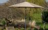 Парасоля велика для саду або кафе тауп Riva Platinum  - фото