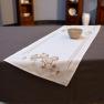Святковий білий ранер зі строкатими курочками «Світле свято» Villa Grazia  - фото