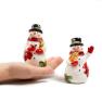 Набір посудин для солі та перцю у вигляді снігових чоловічків "Різдво зі сніговиком" Certified International  - фото