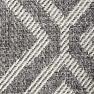 Сірий вуличний килим із геометричним малюнком Sea SL Carpet  - фото