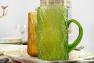 Скляний зелений глечик у сільському стилі Montego Maison  - фото