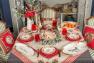 Тарілка десертна для святкового столу "Новорічний олень" Villa Grazia  - фото