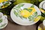 Керамічний салатник з яскравим принтовим малюнком "Сонячний лимон" Villa Grazia  - фото
