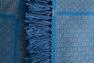 Плед Shingora Chequered Blues 130×180 см синій  - фото