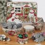 Колекція керамічного посуду із зображеннями сніговиків «Різдвяний будиночок» Certified International  - фото