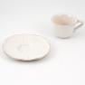 Чашка чайна з блюдцем із білої колекції Impressions Costa Nova  - фото