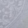 Скатертина лляна сіра Oval IRIS  - фото