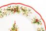 Обідня тарілка з кераміки зі святковим малюнком "Новорічна красуня" Villa Grazia  - фото