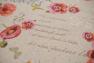 Скатертина бавовняна з акриловим просоченням "Маки та ромашки", 150×250 см Emilia Arredamento  - фото